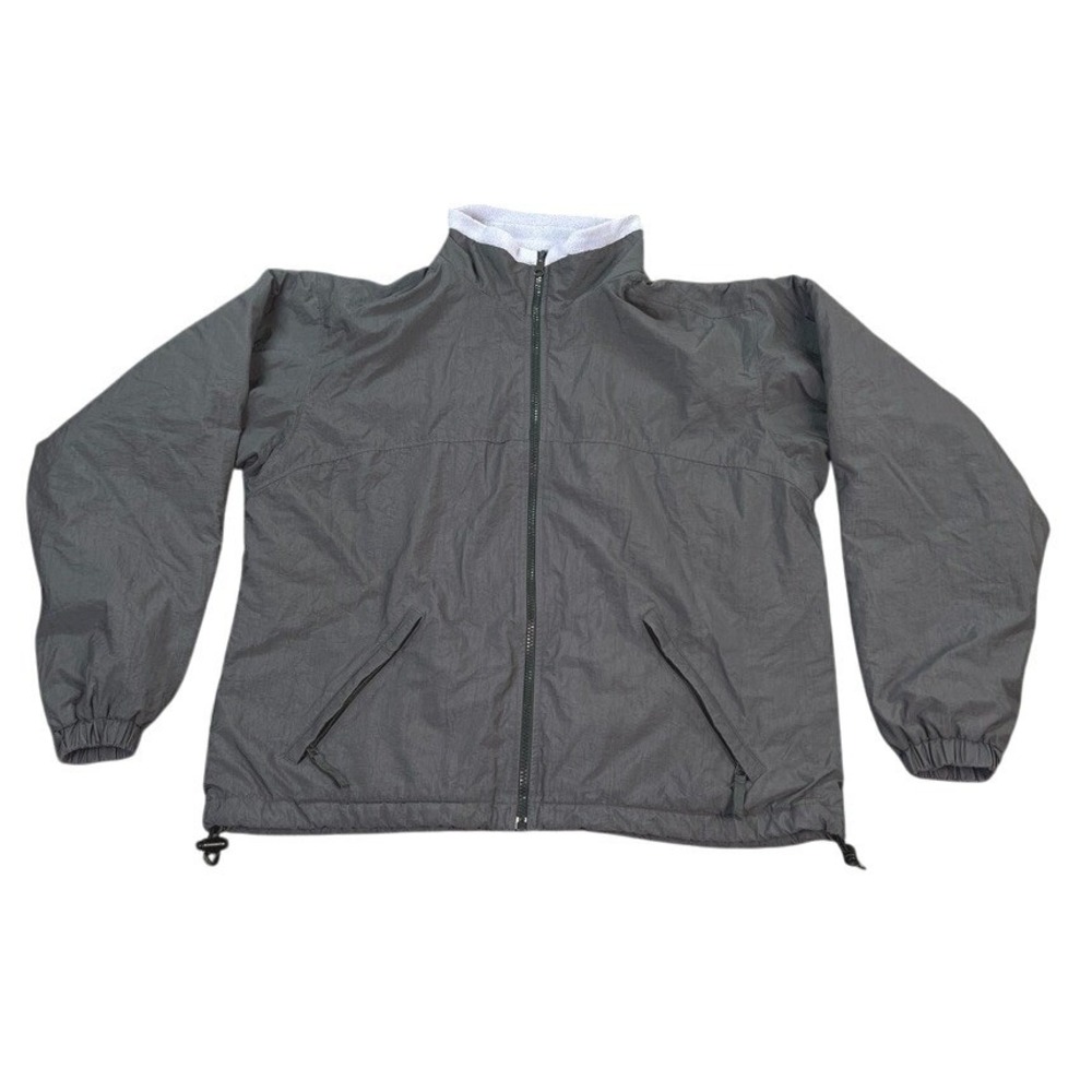 Columbia Core Interchange Liner Jacket Womens L Gray Windbreaker Lightweight